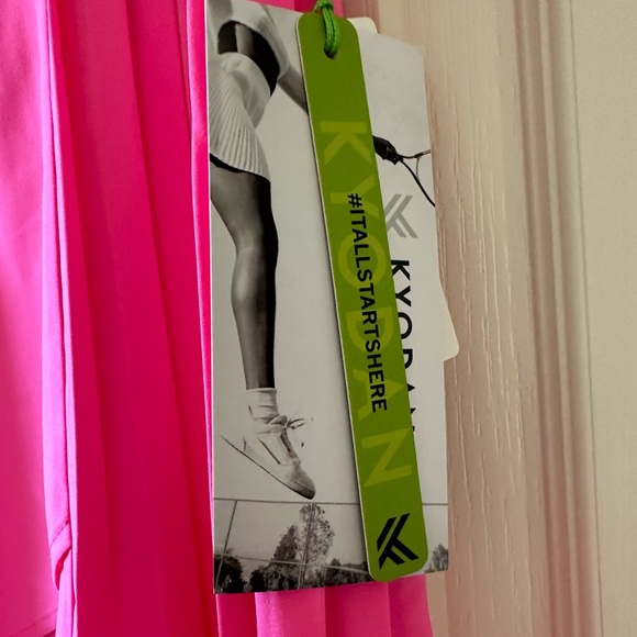 Kyodan Active skort skirt pink pleated NWT golf tennis large - Picture 7 of 7